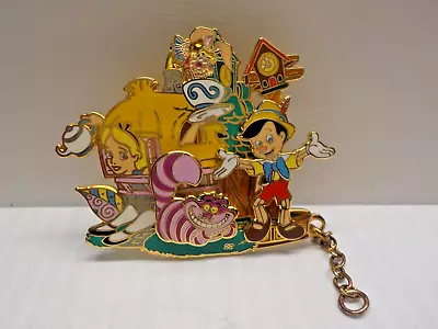 £29.15 • Buy Disney DLRP Once Upon A Dream Parade Series Pinocchio, Alice, Cheshire Cat Pin