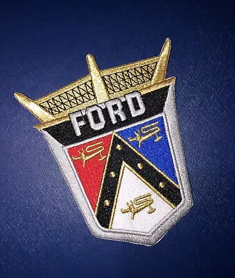 FORD Emblem Embroidered Iron On Patch 4”x4.5” • $5.99