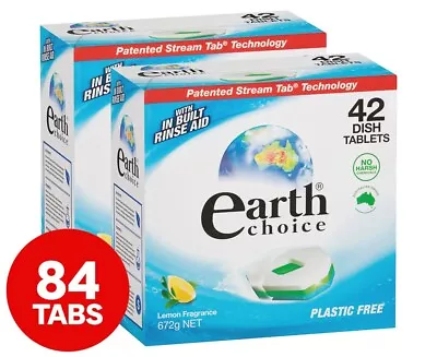 $31.64 • Buy 2x Earth Choice All In One Dishwasher Tabs Kitchen Dish Cleaning Supplies 42pk