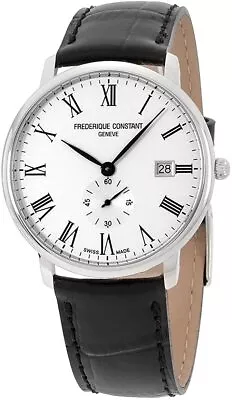 Frederique Constant Slim Line Leather Mens Watch FC-245WR5S6 • $253.99