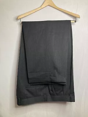 Mens Dress Pants 43x27 Gray Pleated Joseph Feiss Mint • $14.94