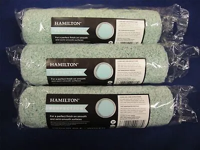 Hamilton Perfection Medium Paint Pile Roller Sleeve 9  14216-009 X 3 Rollers • £11.97