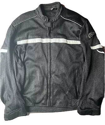 Fulmer Armored Mesh Motorcycle Jacket Mens Size M Full Zip • $32.50