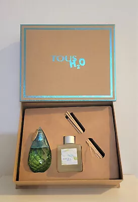 3pc Set Tous H2O 3.4 Oz Edt + Home's Fragance Natural Wood Stick Perfume Woman • $59.50