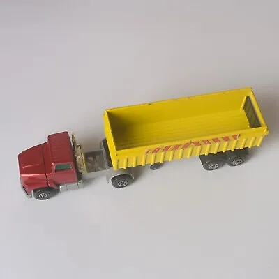 Matchbox Superkings K16 / 18 Ford LTS Series Tractor + Tipper Truck 1973 Loose • £7