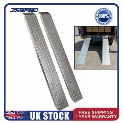 2×Non-Slip Loading Ramps Duty For Van Lawnmower ATV 400 Kg  135 X 23 Cm • £72.55