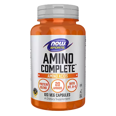 NOW Foods Amino Complete 120 Veg Capsules - Protein Building Blocks • $13.19