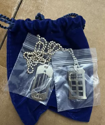 Doctor Who - 50th Anniversary- Tardis Pendant Necklace- New • £101.34