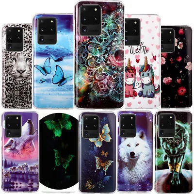 For Huawei P 20 30 40 Lite Y 5 6 7 2019 Luminous TPU Shockproof Phone Case Cover • £3.59