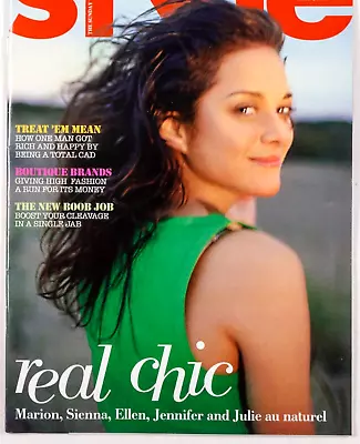 Marion Cotillard Sienna Miller Julie Christie Ryan McGinley TIMES STYLE MAGAZINE • $120.01