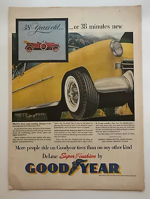 1953 Goodyear Super Cushion Tires Telechron Electric Clocks Vintage Print Ads • $8.80