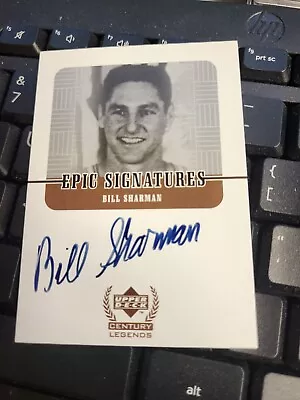 Bill Sharman 1999-00 Upper Deck Century Legends Epic Signatures Auto Celtics • $39.95