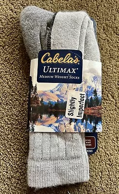 Cabela’s Med Weight Ultimax Hunting Socks Large   Slightly Imperfect • $10