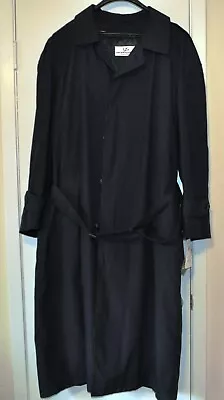 Men's Uniform Solutions Thinsulate Removable Lining  Navy Blue Overcoat 42L NWT • $49.99