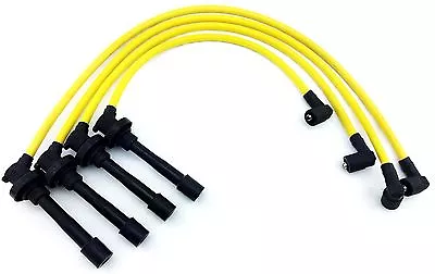 92-00 Ignition Coil Spark Plug Wire Wires Set 10.2mm Honda Civic Delsol D16 Sohc • $59.95