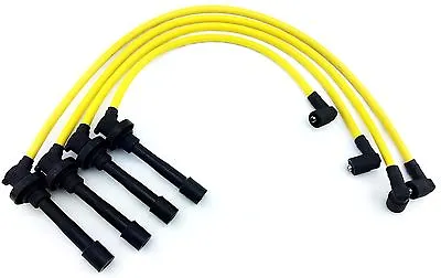 Ignition Coil Spark Plug Wire Wires For 92-00 10.2mm Honda Civic Delsol D16 Sohc • $59.95