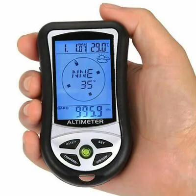 £29.99 • Buy 8 In 1 Handheld Electronic Navigation Gps Compass Altitude Gauge Thermometer