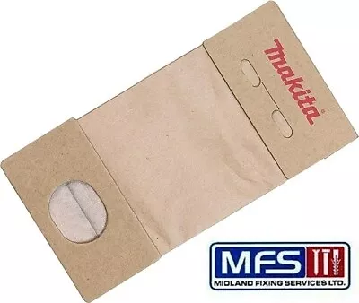 Makita 193293-7 Paper Dust Bag For (BO5020/bO5021/9046/Bo6030) 5 Pcs • £6.95