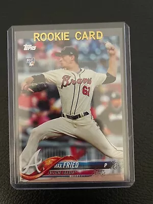 Max Fried 2018 Topps Rookie Card # 316 Atlanta Braves • $2