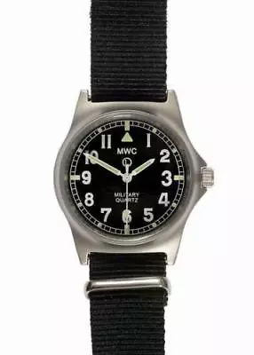 MWC G10 LM Stainless Steel Military Watch Non Date Black Strap G10LM/BLK/ND • £95.50