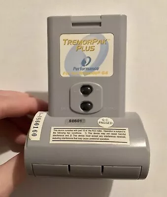 Performance Third Party Rumble Tremor Pak Plus Nintendo 64 Tested • $12.99