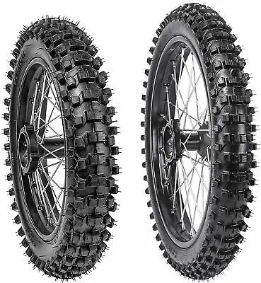 $219.99 • Buy 15mm Axle Front 70/100-17 Rear 90/100-14 Wheel Tire Rim Dirt Bike CR85 YZ85 RM
