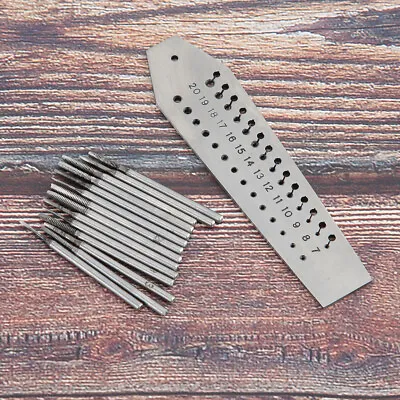 £37.31 • Buy 36 Holes Board 7-20 Watch Dial Punching Tool+Screw Tap Tapping Watchmaker Tool