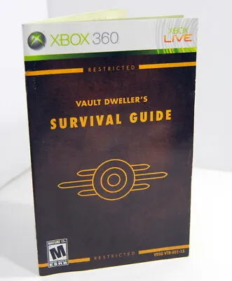 Instruction Manual Only Fallout 3 Vault Dweller's Survival Guide 2009 No Game • $5.50