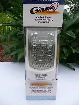 Black & Decker Gizmo Cordless Grater Shredder Shaver Kitchen Tool Model GG200 • $19.99