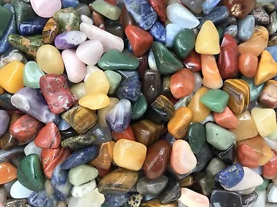 £20.25 • Buy 1kg Wholesale Tumbled Stones Bulk Mixed Crystals Gemstones 20-30mm Assorted Gems