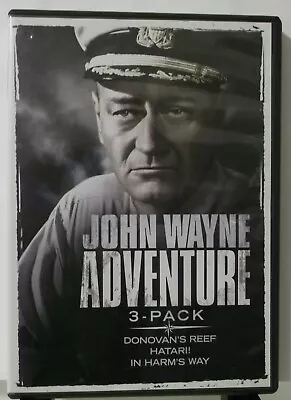 John Wayne Adventure Collection (DVD 2013 3-Disc Set) Good • $6.49