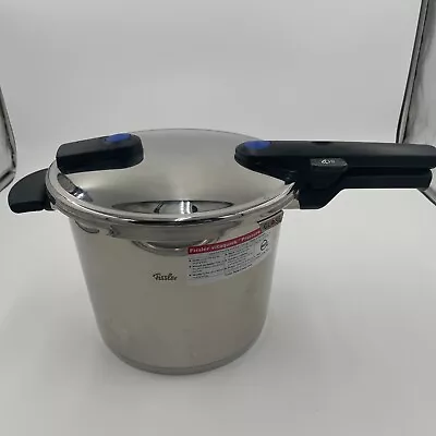 Fissler Vitaquick® Stainless Steel Pressure Cooker | 6.4 Qt. With Insert • $129.99