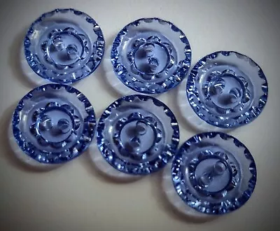 1/2  2-Hole Royal Blue (Crystal) Craft/Clothing Buttons • $2.55