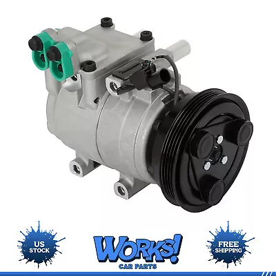 New AC Compressor For Hyundai Accent 2001-2003 2004 2005 1.6L With 4 Groove • $112
