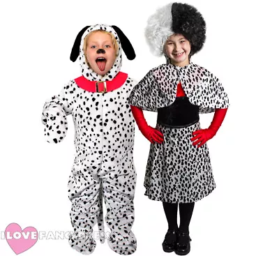 Childs Dalmatian Character Costume School Book Week Fancy Dress Boys Girls • £16.99