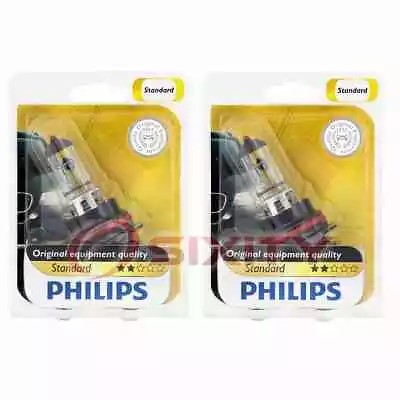 2 Pc Philips High Low Beam Headlight Bulbs For Merkur Scorpio XR4Ti Tt • $13.77