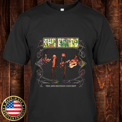 $18.95 • Buy The Byrds 1978 Reunion Concert Poster Shirt Roger McGuin Gene Clark David Crosby