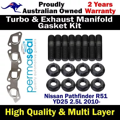 Permaseal Exhaust Manifold Installation Kit For Nissan Pathfinder R51 YD25 2.5L • $92