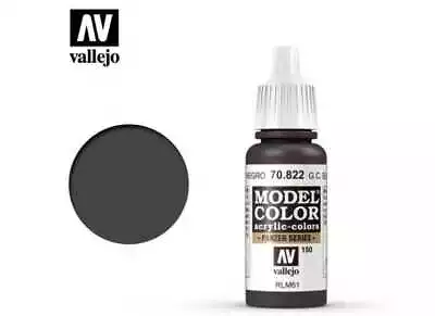 Vallejo 17ml 822 150 Model Color - German Cam Black Brown 822 • £2.48