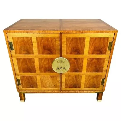 Baker Milling Road Banded Walnut Chinese Chippendale Chest • $1750