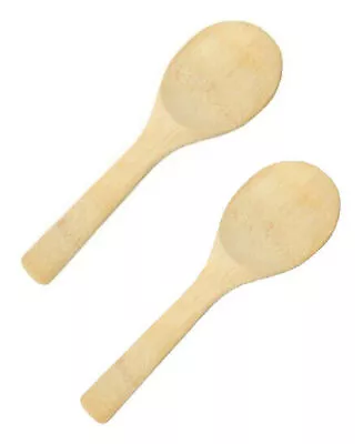 Bamboo Rice Paddles 2pcs Natural Sustainable Wood Spatula For Kitchen Rice • $7.99