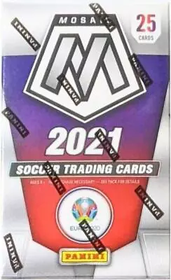2021 Panini Mosaic UEFA EURO 2020 Soccer Cereal Box(25 Cards:4 Pulsar Parallels) • $11.99