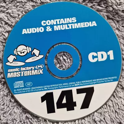 Various–Music Factory Mastermix Issue 147**RARE CD ALBUM**DJ MIXES*CD 1 ONLY • £5.50