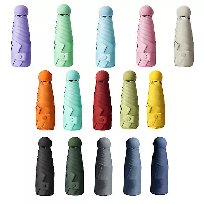 $15.59 • Buy Mini Pocket Umbrella Anti-UV Sun/Rain Windproof 6 Folding Ultra Light Umbrella