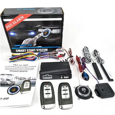 Car One-button Start Engine Starter Stop System Keyless Entry Remote Alarm Kit • $80.90