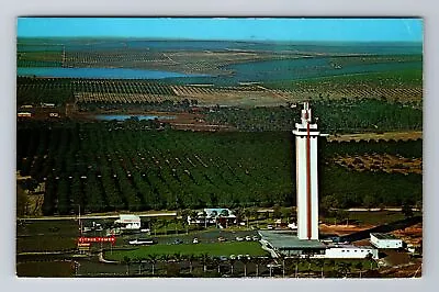 Clermont FL-Florida Aerial View Citrus Tower Vintage Souvenir Postcard • $7.99