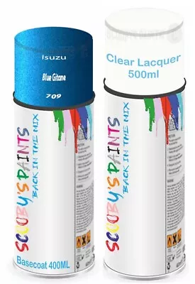 For Isuzu Aerosol Spray Paint Blue Gitane 709 Car Scratch Fix Repair Lacquer • £21.99