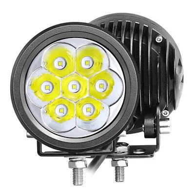 2X 3.5 Inch Round LED Driving Lights Spot Cube Pods Offroad Driving Lamp ATV AU • $44.99