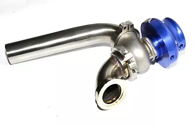 $95 • Buy External 38MM V-band Wastegate+Exhaust Dump Tube Pipe+90 Deg Elbow Inlet Adapter