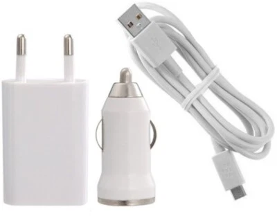 £8.48 • Buy 3in1 USB Mobile Phone Charger For LG E960 Google Nexus 4 Battery Cable White